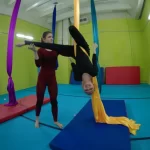 Занятия йогой, фитнесом в спортзале Воздушная гимнастика Москва