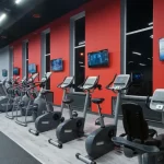 Занятия йогой, фитнесом в спортзале World Gym Вёшки